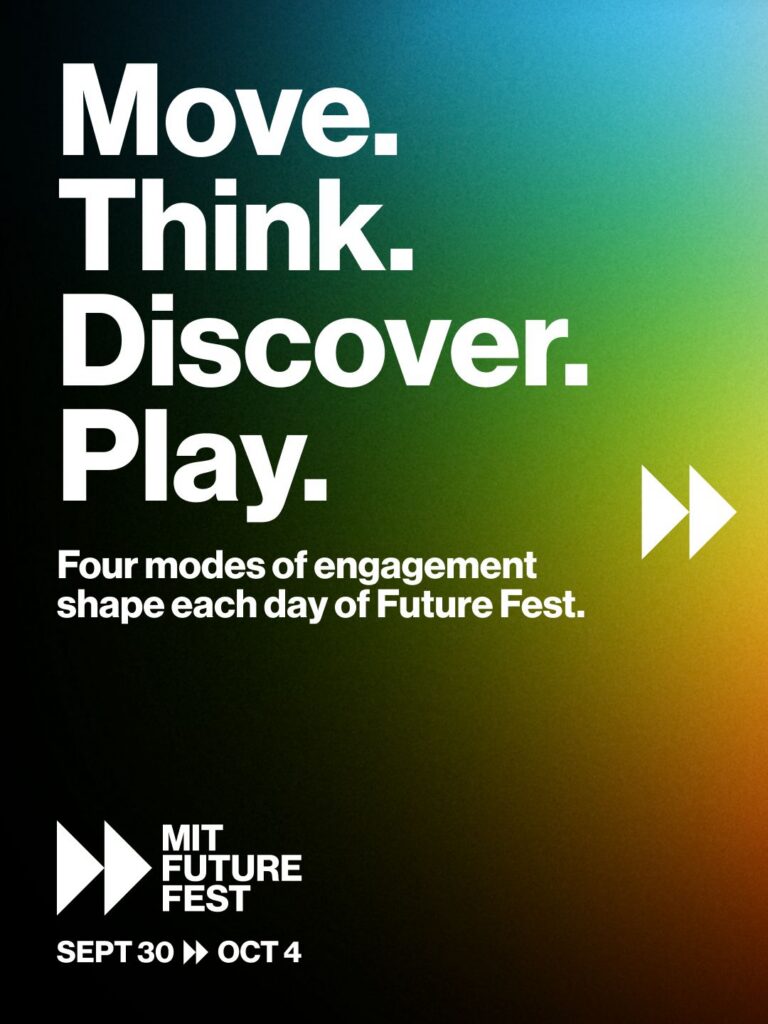 MIT Future Fest event poster
