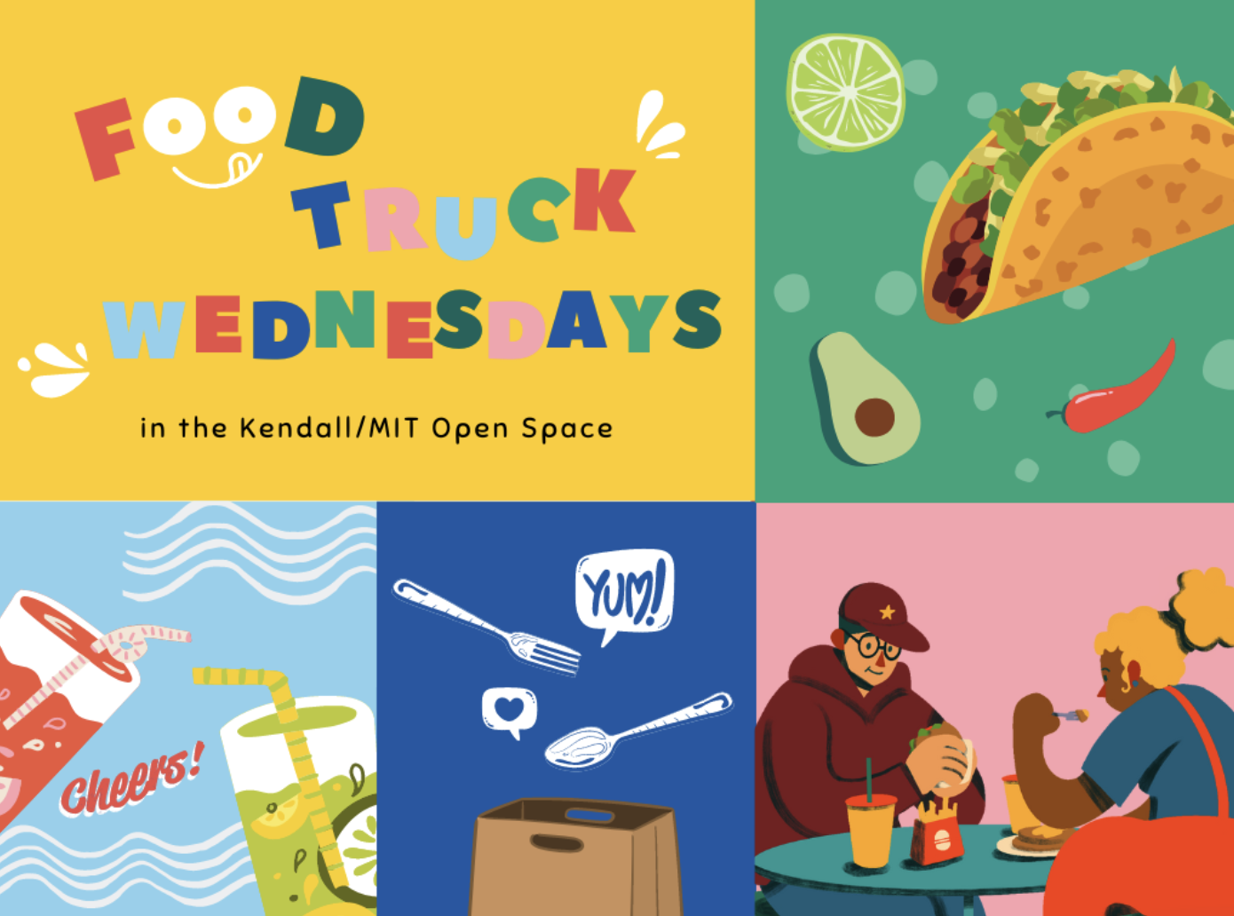 Food Truck Wednesdays Kendall/MIT Open Space Kendall Square