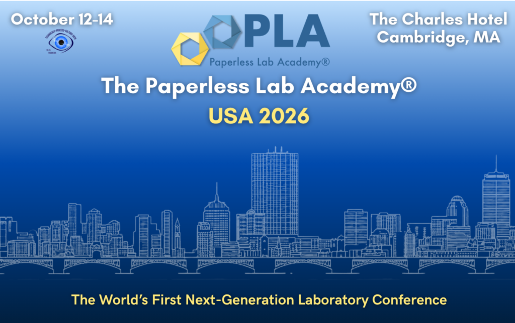 The Paperless Lab Academy Event Poster